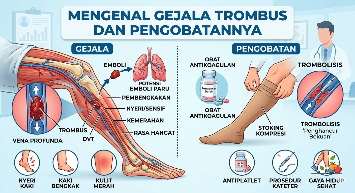 Mengenal Gejala Trombus Dan Pengobatannya